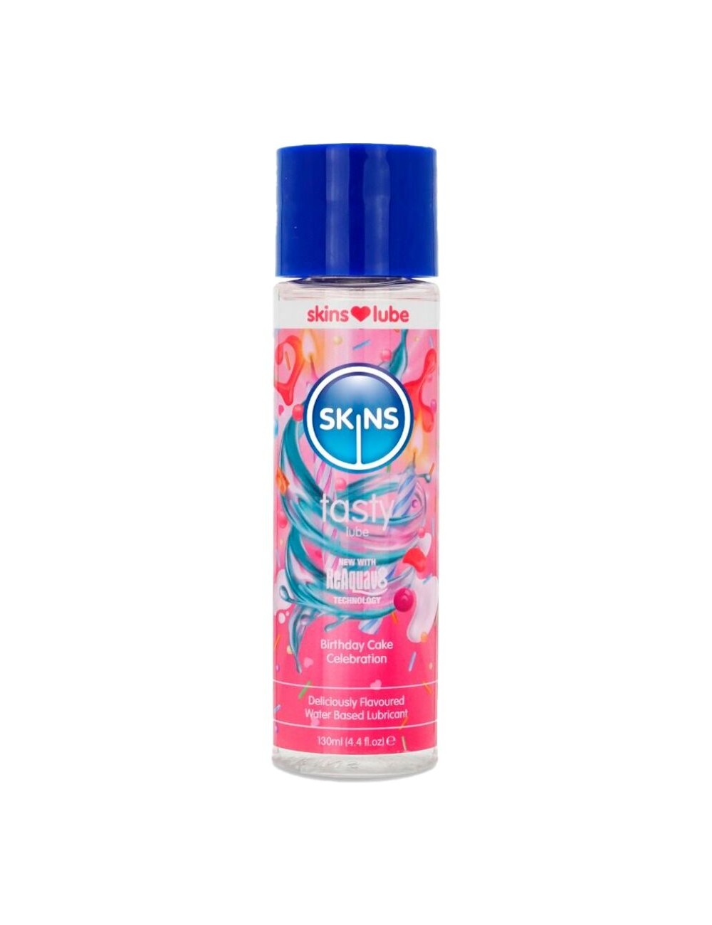SKINS - TASTY WATER-BASED LUBRICANT BIRTHDAY CAKE 130 ML