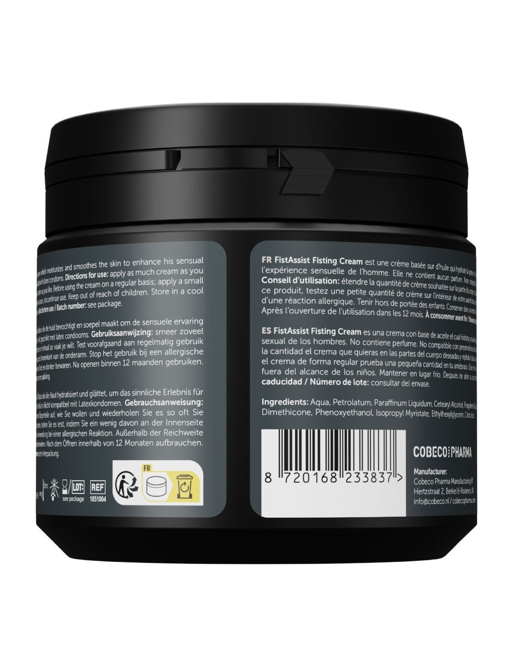 COBECO - FIST ASSIST LUBRICANT CREAM 500 ML