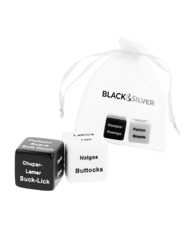 BLACK&SILVER - DICE FOR COUPLES ES/EN
