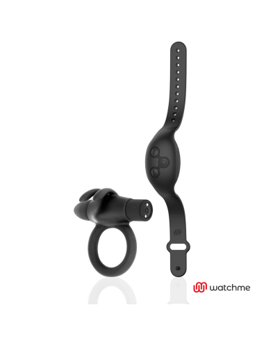 BLACK&SILVER - AGRON REMOTE CONTROL COCKRING WATCHME