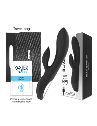 BLACK&SILVER - KAULTZ TOUCH CONTROL VIBRATOR