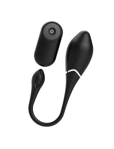 BLACK&SILVER - JENELL RECHARGEABLE VIBRATING EGG