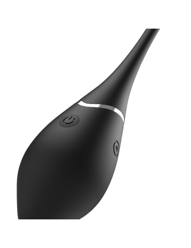 BLACK&SILVER - JENELL RECHARGEABLE VIBRATING EGG