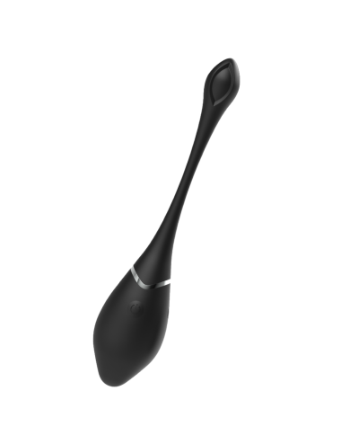 BLACK&SILVER - JENELL RECHARGEABLE VIBRATING EGG