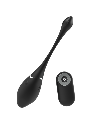 BLACK&SILVER - JENELL RECHARGEABLE VIBRATING EGG