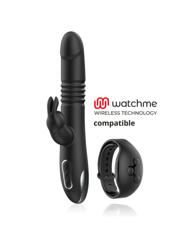 BLACK&SILVER - KENJI STIMULATING VIBE COMPATIBLE WITH WATCHME WIRELESS TECHNOLOGY