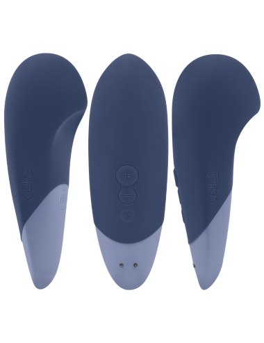 WOMANIZER - VIBE LAY-ON SILENT VIBRATOR DARK BLUE
