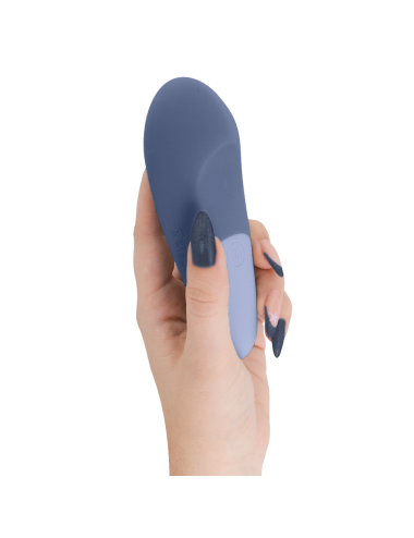 WOMANIZER - VIBE LAY-ON SILENT VIBRATOR DARK BLUE