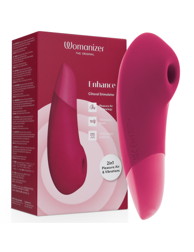 WOMANIZER - ENHANCE CLITORIAL STIMULATOR VIBRANT PINK