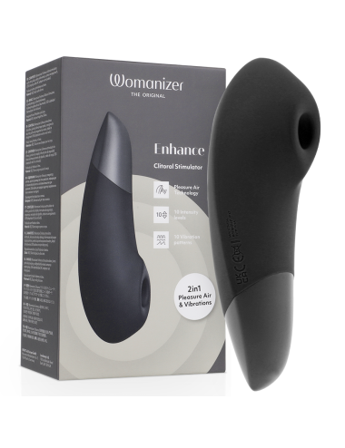 WOMANIZER - ENHANCE CLITORIAL STIMULATOR BLACK
