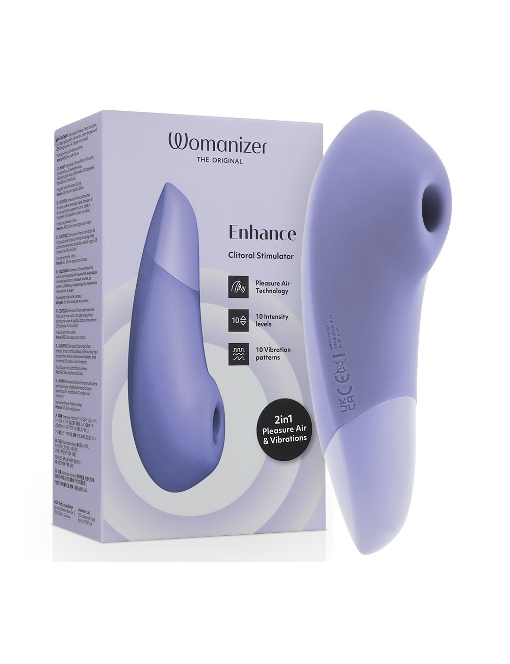 WOMANIZER - ENHANCE CLITORIAL STIMULATOR LILAC