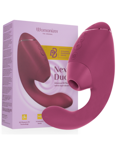 WOMANIZER - DUO NEXT DUAL CLITORAL & G-SPOT STIMULATOR DUSKY PINK