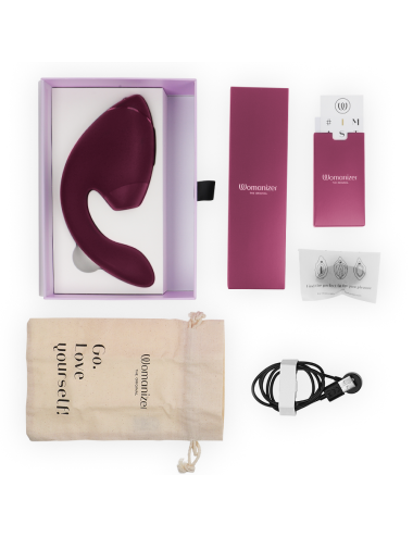 WOMANIZER - DUO NEXT DUAL CLITORAL & G-SPOT STIMULATOR DUSKY PINK
