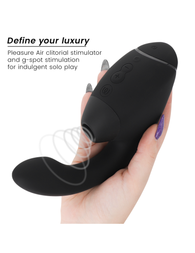 WOMANIZER - DUO NEXT DUAL CLITORAL & G-SPOT STIMULATOR BLACK
