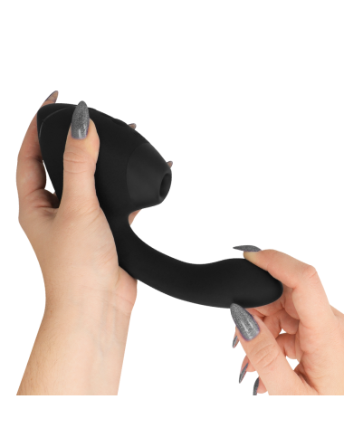 WOMANIZER - DUO NEXT DUAL CLITORAL & G-SPOT STIMULATOR BLACK