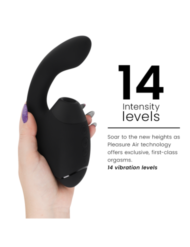 WOMANIZER - DUO NEXT DUAL CLITORAL & G-SPOT STIMULATOR BLACK