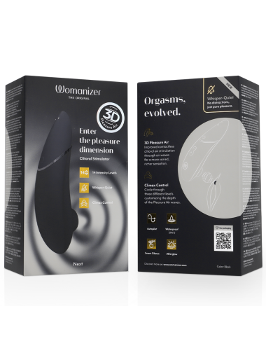 WOMANIZER - NEXT CLITORIAL STIMULATOR BLACK