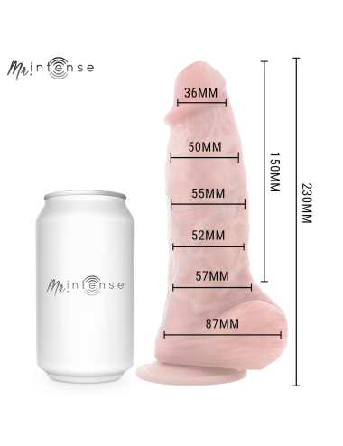 MR INTENSE - MEDIUM SPENCER SILICONE DILDO 23 CM -Ø- 5.7 CM