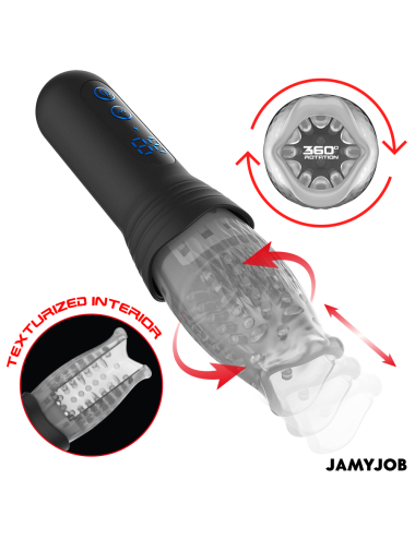 JAMYJOB - SPINJOB 2.0 MASTURBATOR WITH THRUSTING AND ROTATION