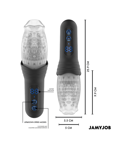 JAMYJOB - SPINJOB 2.0 MASTURBATOR WITH THRUSTING AND ROTATION