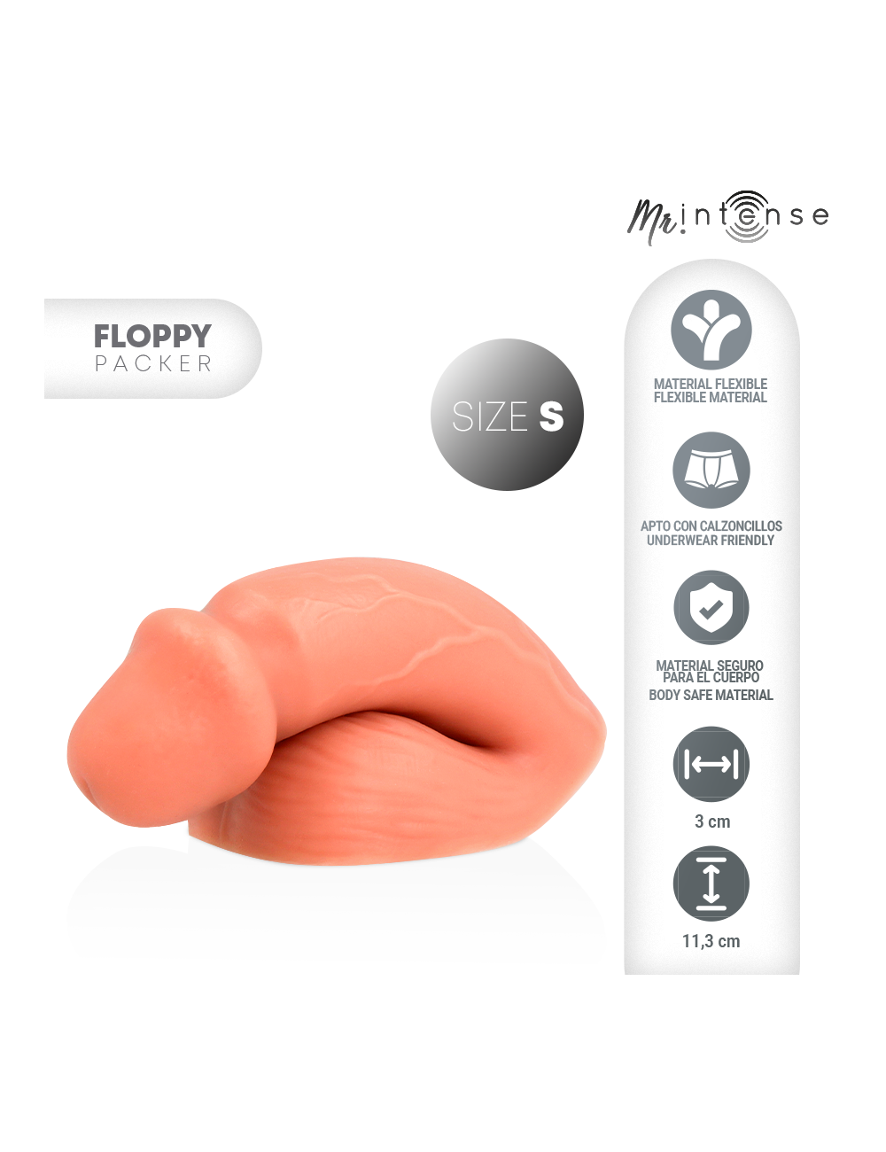 MR INTENSE - FLOPPY SIZE S REALISTIC PACKER