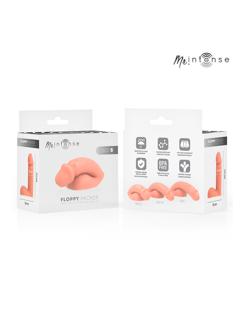 MR INTENSE - FLOPPY SIZE S REALISTIC PACKER