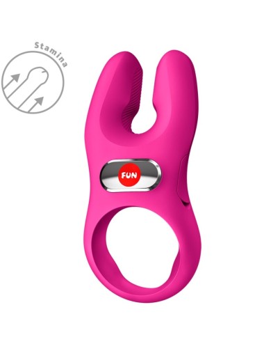 FUN FACTORY - NOS PRO VIBRATING COCK RING MAGENTA