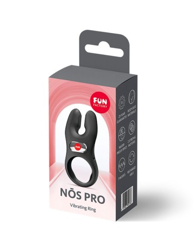 FUN FACTORY - NOS PRO VIBRATING COCK RING BLACK