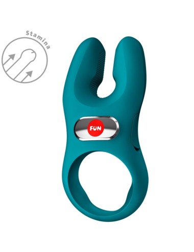 FUN FACTORY - NOS PRO VIBRATING COCK RING BOTTLE GREEN