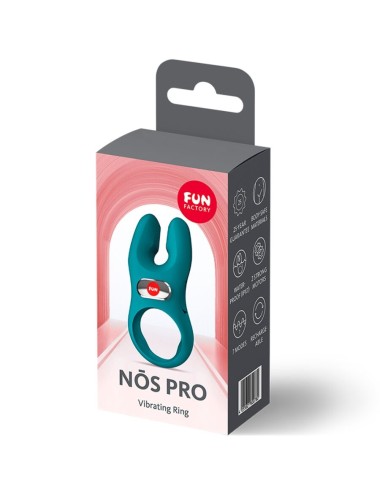 FUN FACTORY - NOS PRO VIBRATING COCK RING BOTTLE GREEN