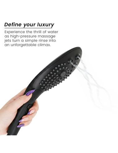 WOMANIZER - WAVE CLITORAL STIMULATING SHOWER HEAD BLACK