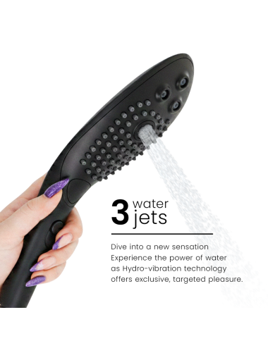 WOMANIZER - WAVE CLITORAL STIMULATING SHOWER HEAD BLACK