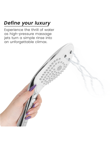 WOMANIZER - WAVE CLITORAL STIMULATING SHOWER HEAD CHROME
