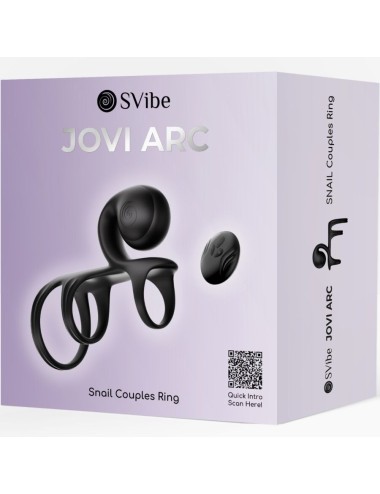 SNAIL VIBE - JOVI ARC COUPLE RING REMOTE CONTROL BLACK