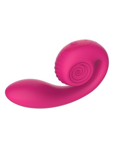 SNAIL VIBE - GIZI LITE DUAL G-SPOT & CLITORAL PINK VIBRATOR