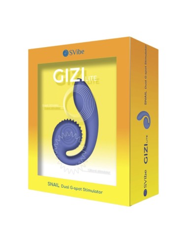 SNAIL VIBE - GIZI LITE DUAL G-SPOT & CLITORAL PURPLE VIBRATOR
