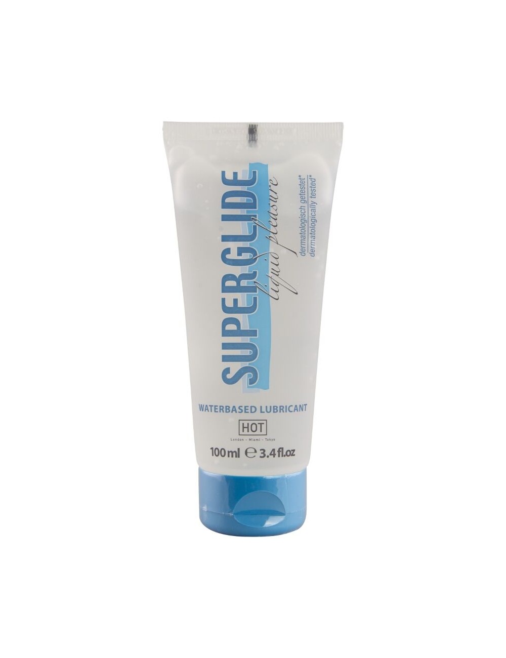 HOT - SUPERGLIDE LIQUID PLEASURE WATERBASED LUBRICANT 100 ML