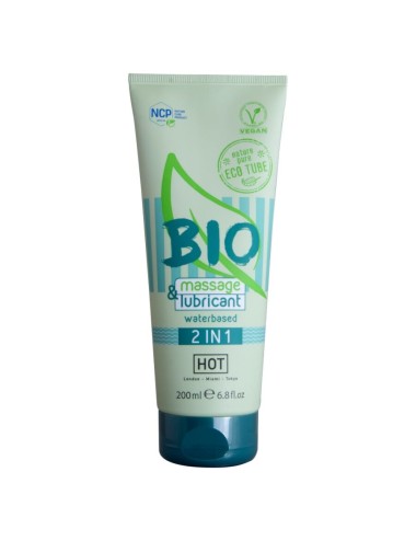 HOT - BIO MASSAGE & LUBRICANT WATERBASED 2 IN 1 200 ML