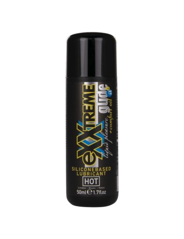 HOT - EXXTREME GLIDE SILICONEBASED LUBRICANT + COMFORT OIL A+ 50 ML