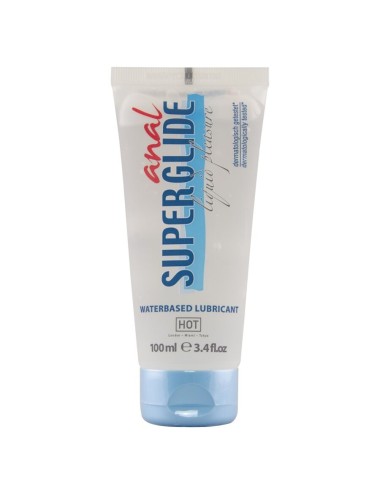 HOT - ANAL SUPERGLIDE LIQUID PLEASURE WATERBASED LUBRICANT 100 ML