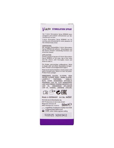 HOT - V-ACTIV STIMULATION SPRAY FOR WOMAN 50 ML