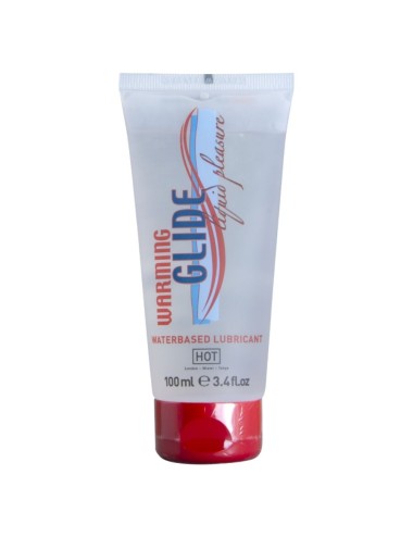 HOT - WARMING GLIDE LIQUID PLEASURE WATERBASED LUBRICANT 100 ML