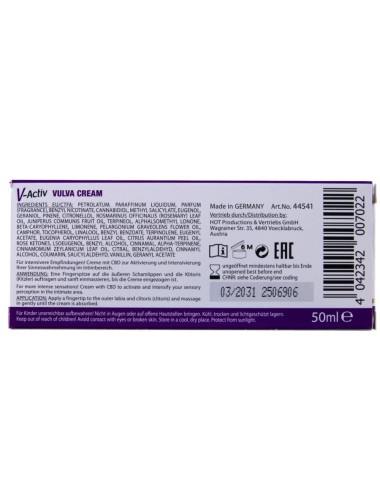 HOT - VULVA CREAM MIT CBD 50ML