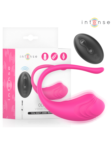 INTENSE - OLIVIA PINK VIBRATING EGG WITH REMOTE CONTROL