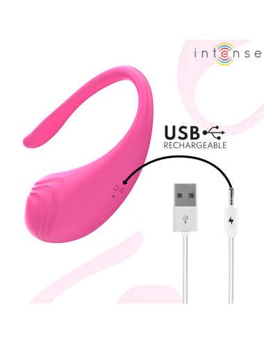 INTENSE - OLIVIA PINK VIBRATING EGG WITH REMOTE CONTROL