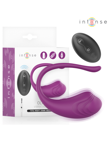 INTENSE - OLIVIA PURPLE VIBRATING EGG WITH REMOTE CONTROL