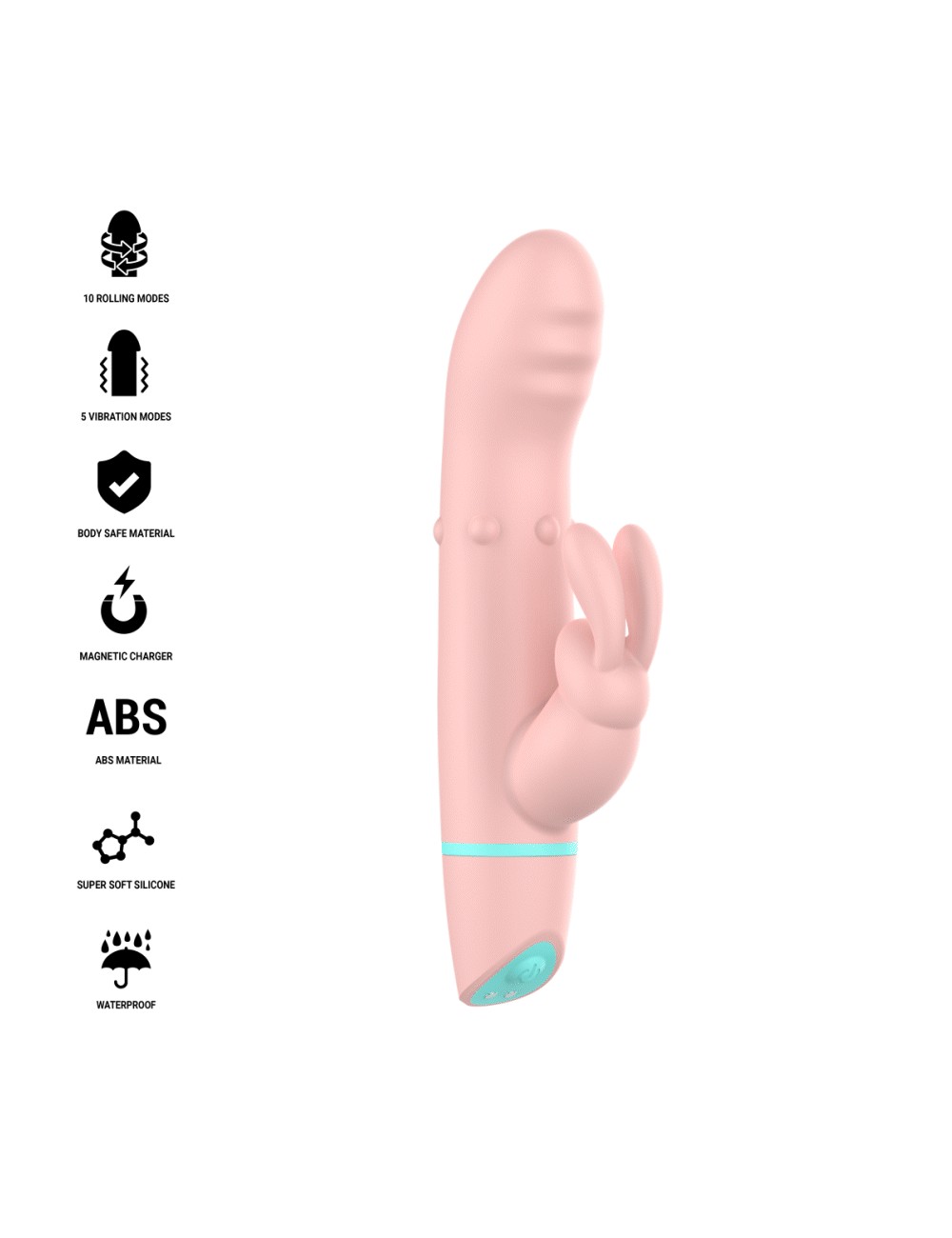 INTENSE - ALVIN RABBIT STIMULATOR & ROLLING VIBRATOR + OSCILLATING