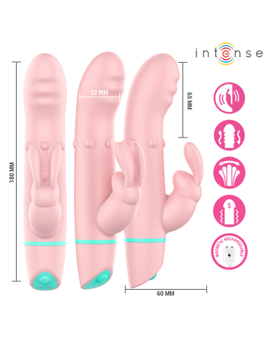 INTENSE - ALVIN RABBIT STIMULATOR & ROLLING VIBRATOR + OSCILLATING