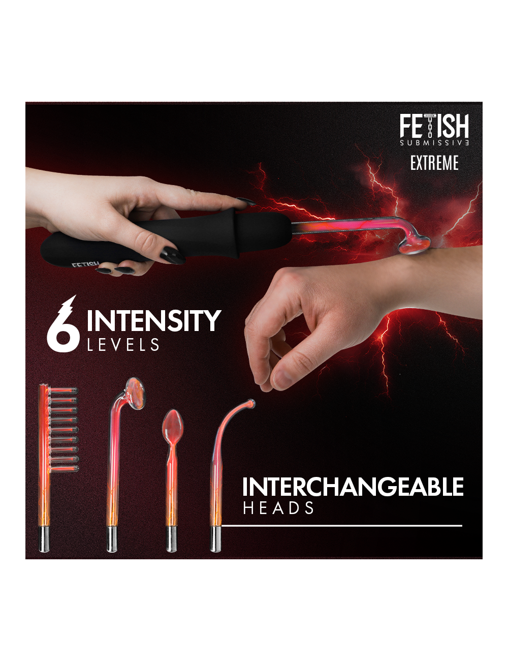 FETISH SUBMISSIVE - HIGH FREQUENCY ELECTROSTIMULATION WAND