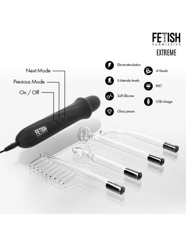 FETISH SUBMISSIVE - HIGH FREQUENCY ELECTROSTIMULATION WAND
